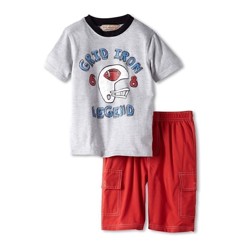Kids headquarters shirt and shorts sets